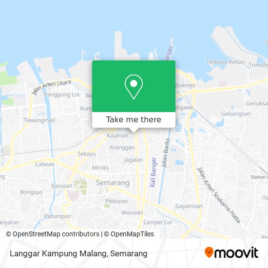 Langgar Kampung Malang map