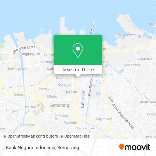 Bank Negara Indonesia map