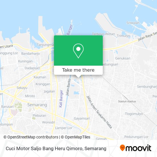 Cuci Motor Saljo Bang Heru Qimoro map