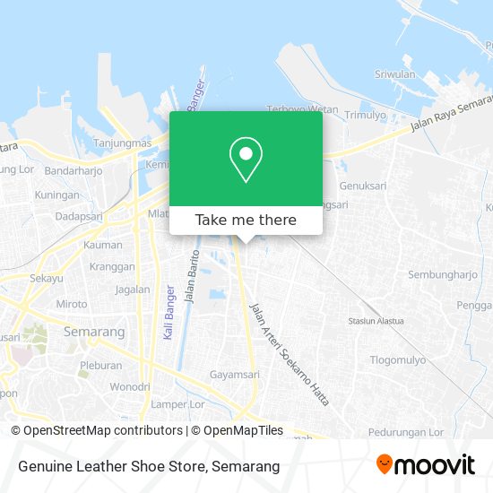 Genuine Leather Shoe Store map