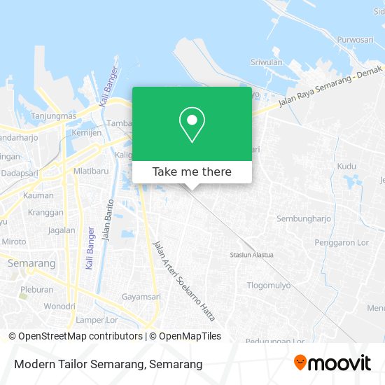 Modern Tailor Semarang map