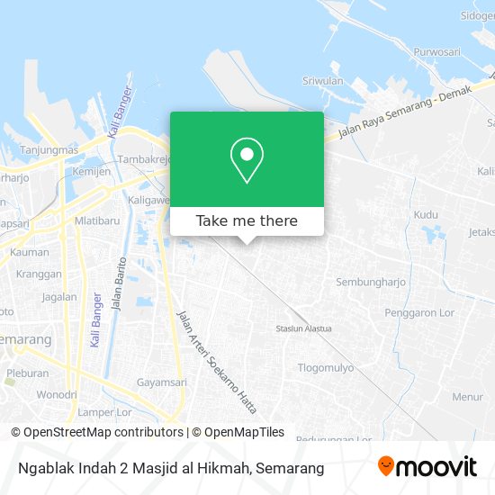 Ngablak Indah 2 Masjid al Hikmah map