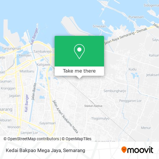 Kedai Bakpao Mega Jaya map