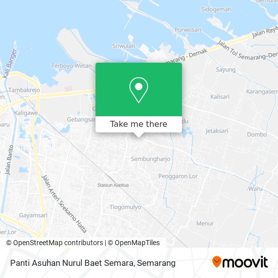 Panti Asuhan Nurul Baet Semara map