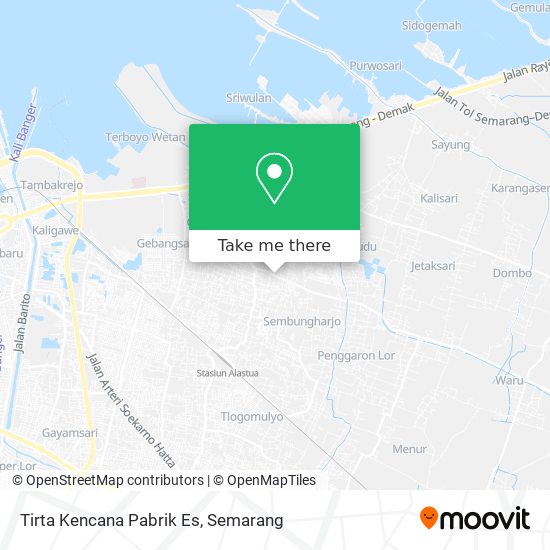 Tirta Kencana Pabrik Es map