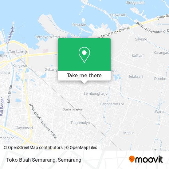 Toko Buah Semarang map