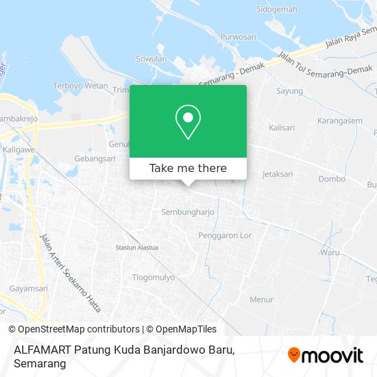 ALFAMART Patung Kuda Banjardowo Baru map
