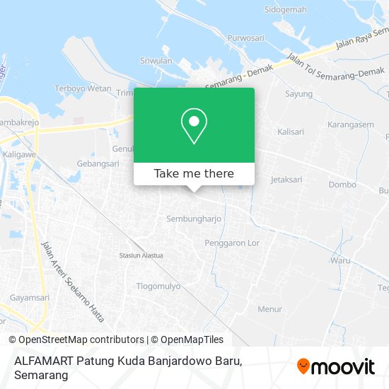 ALFAMART Patung Kuda Banjardowo Baru map