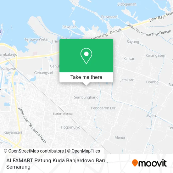 ALFAMART Patung Kuda Banjardowo Baru map