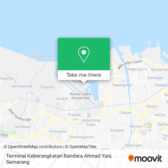Terminal Keberangkatan Bandara Ahmad Yani map