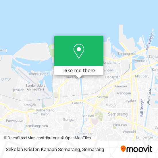 Sekolah Kristen Kanaan Semarang map