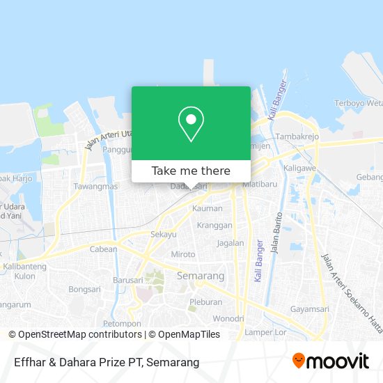 Effhar & Dahara Prize PT map