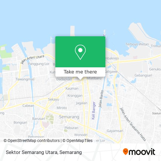 Sektor Semarang Utara map