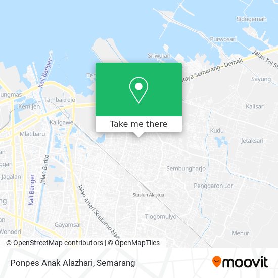 Ponpes Anak Alazhari map