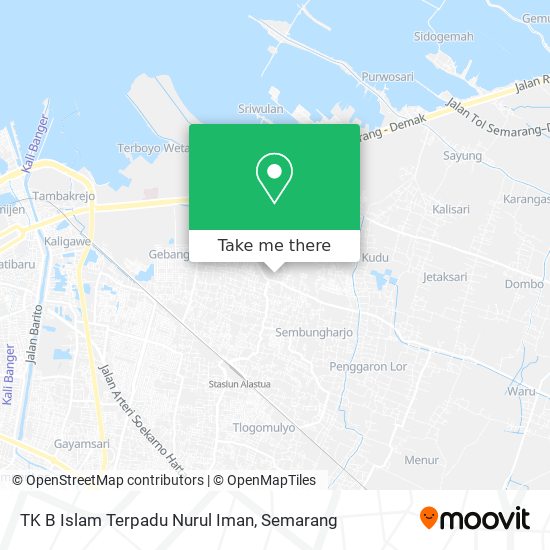 TK B Islam Terpadu Nurul Iman map