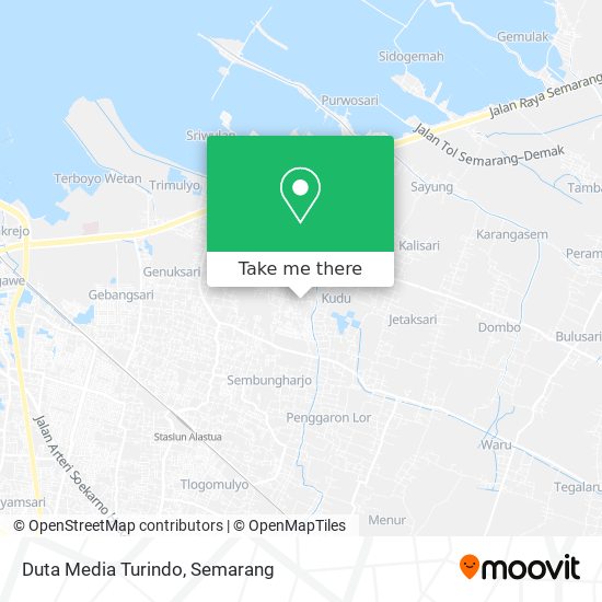 Duta Media Turindo map
