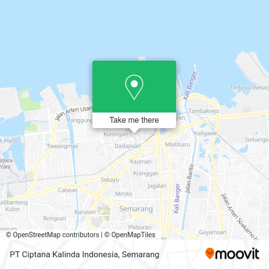 PT Ciptana Kalinda Indonesia map