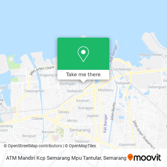 ATM Mandiri Kcp Semarang Mpu Tantular map