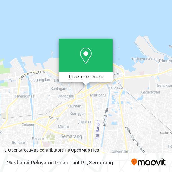 Maskapai Pelayaran Pulau Laut PT map