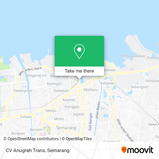 CV Anugrah Trans map