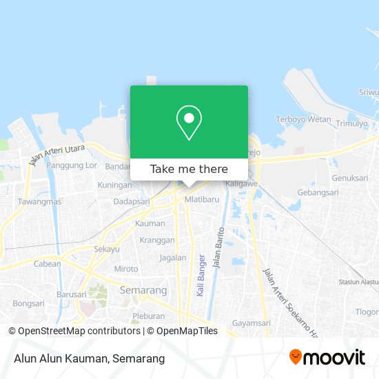 Alun Alun Kauman map