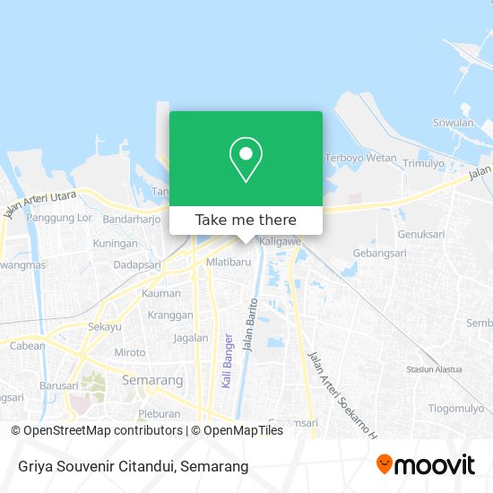 Griya Souvenir Citandui map