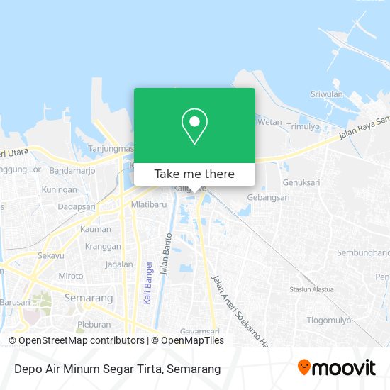 Depo Air Minum Segar Tirta map