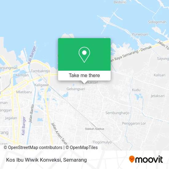 Kos Ibu Wiwik Konveksi map