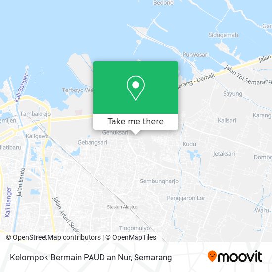 Kelompok Bermain PAUD an Nur map