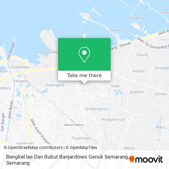 Bengkel las Dan Bubut Banjardowo Genuk Semarang map