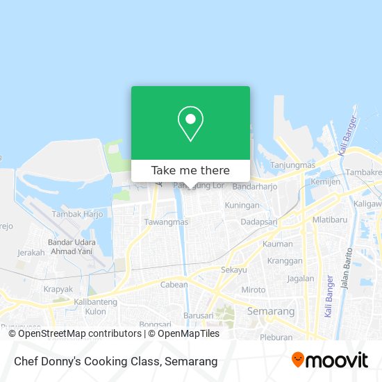 Chef Donny's Cooking Class map