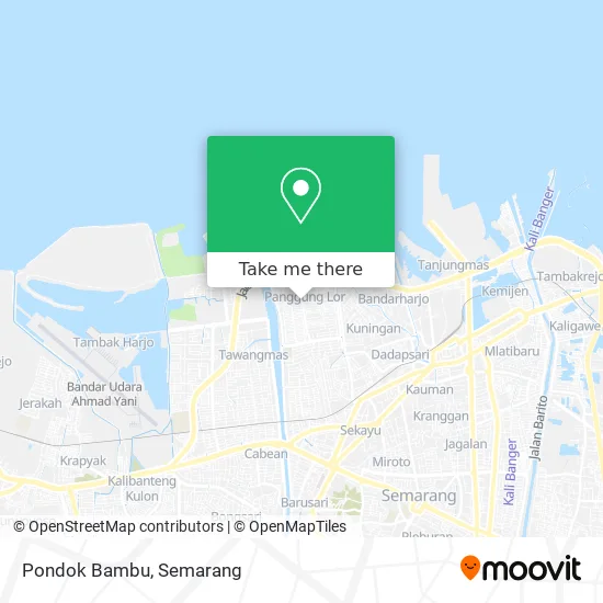 Pondok Bambu map