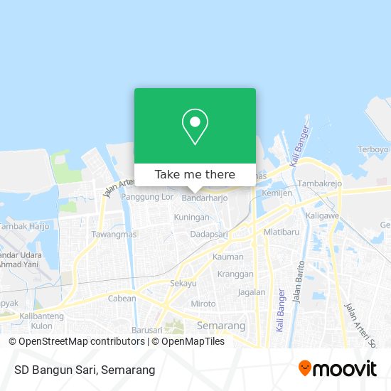 SD Bangun Sari map