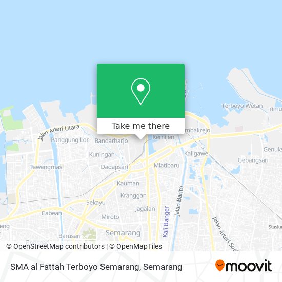 SMA al Fattah Terboyo Semarang map