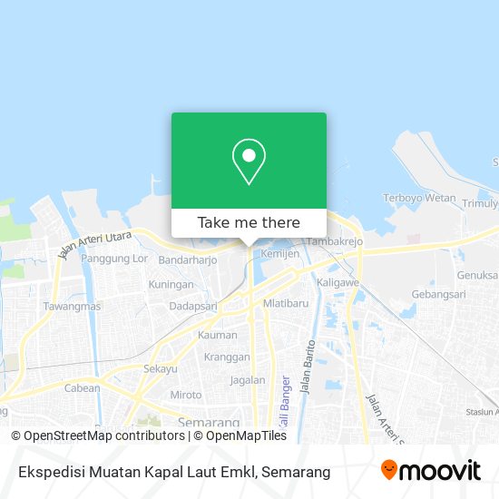 Ekspedisi Muatan Kapal Laut Emkl map