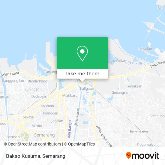 Bakso Kusuma map