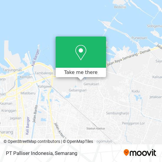 PT Palliser Indonesia map