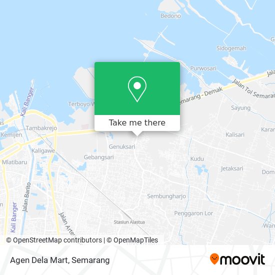 Agen Dela Mart map