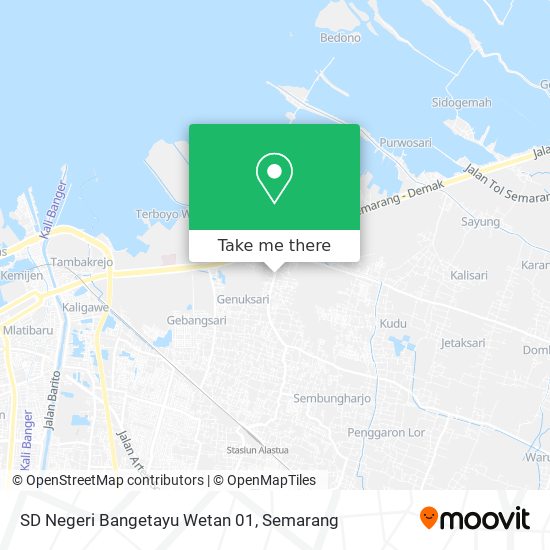 SD Negeri Bangetayu Wetan 01 map