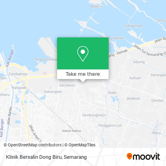 Klinik Bersalin Dong Biru map