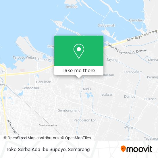 Toko Serba Ada Ibu Supoyo map