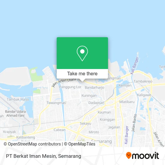 PT Berkat Iman Mesin map