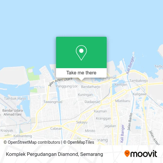 Komplek Pergudangan Diamond map