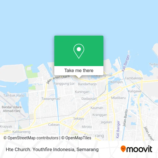 Hte Church. Youthfire Indonesia map