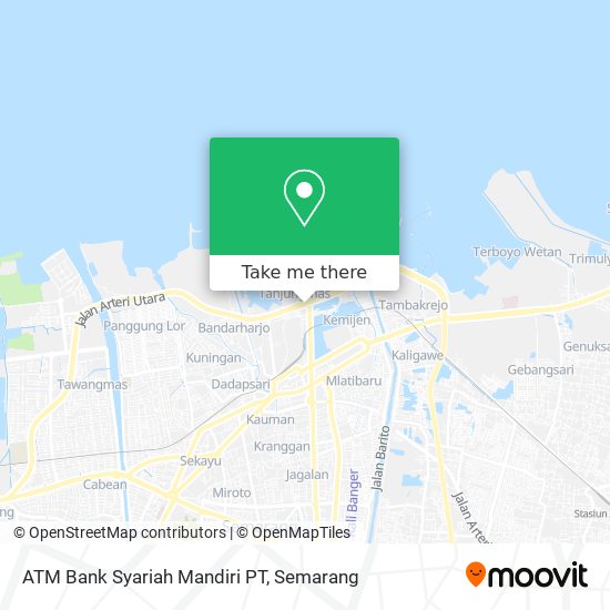 ATM Bank Syariah Mandiri PT map