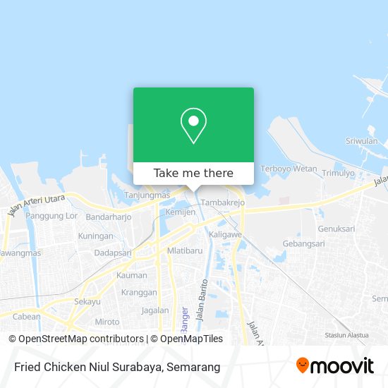 Fried Chicken Niul Surabaya map