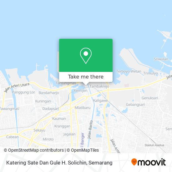 Katering Sate Dan Gule H. Solichin map