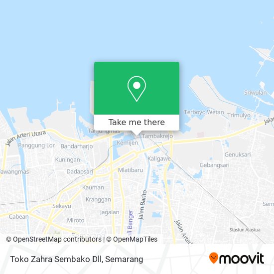 Toko Zahra Sembako Dll map