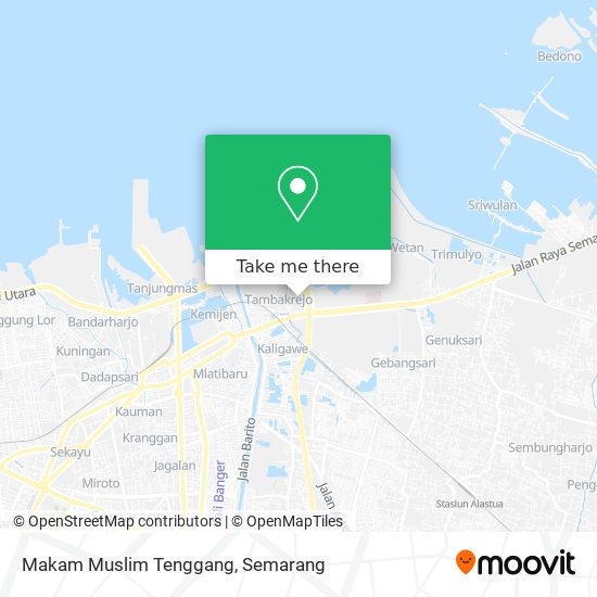 Makam Muslim Tenggang map