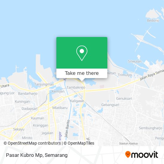 Pasar Kubro Mp map